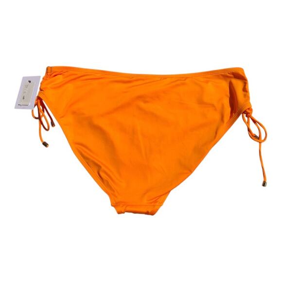 Gibson Latimer NWT Adjustable Side Tie Hipster Tangerine Bikini Bottom Size XL - Picture 4 of 7